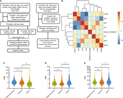 Prognostic Evaluation of Metastasis-Related Lymphocyte/Monocyte Ratio in Stage Ⅰ-Ⅲ Breast Cancer Receiving Chemotherapy